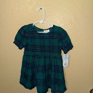 Green Plaid Dress